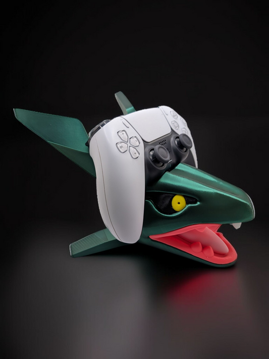 Rayquaza Bust Game Controller Stand