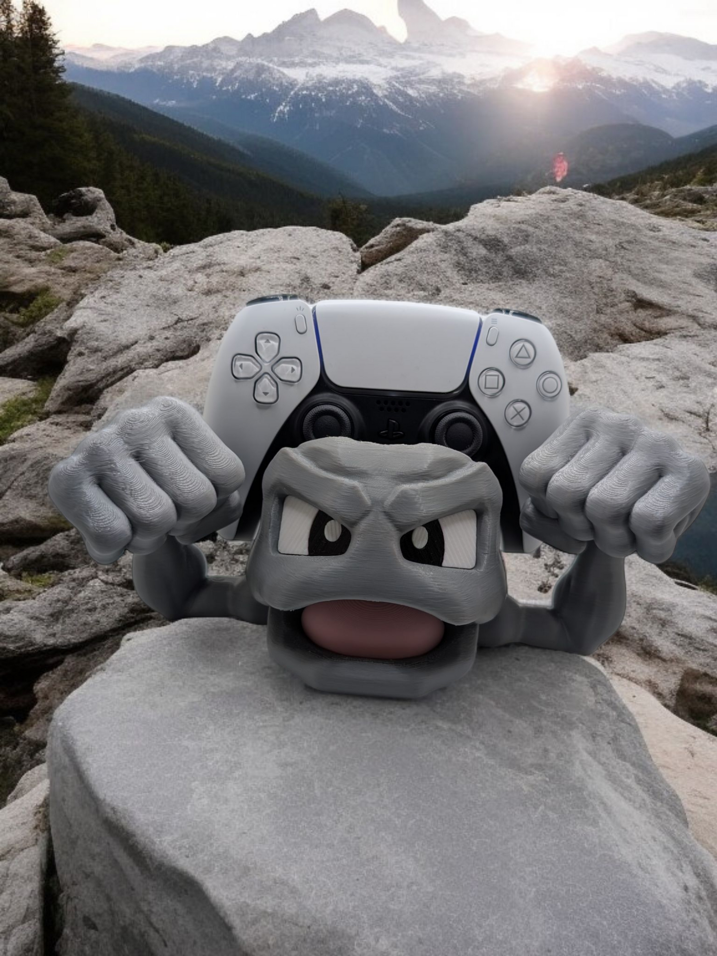 Geodude Game Controller Stand