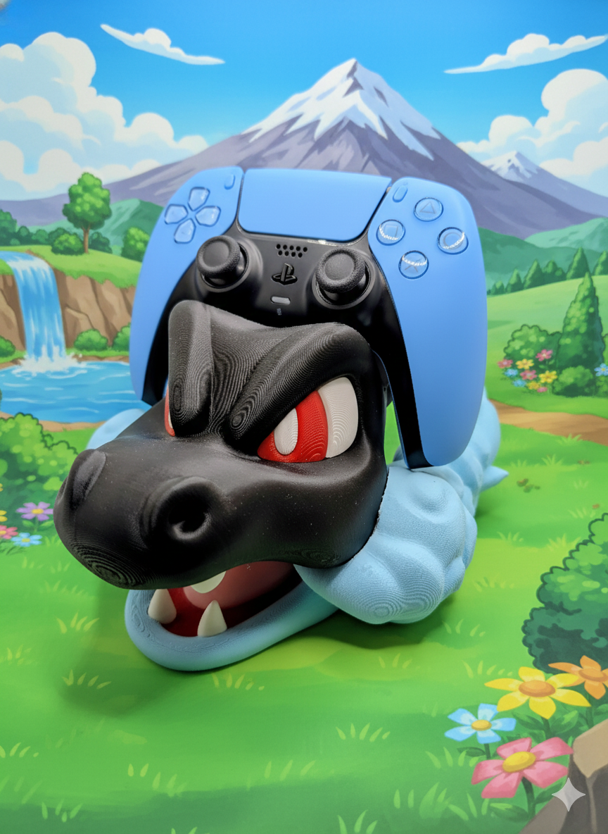Mega Charizard X Bust Game Controller Stand – Ish 3D Prints